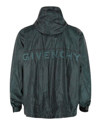 Givenchy Mens Crinkle Printed Windbreaker