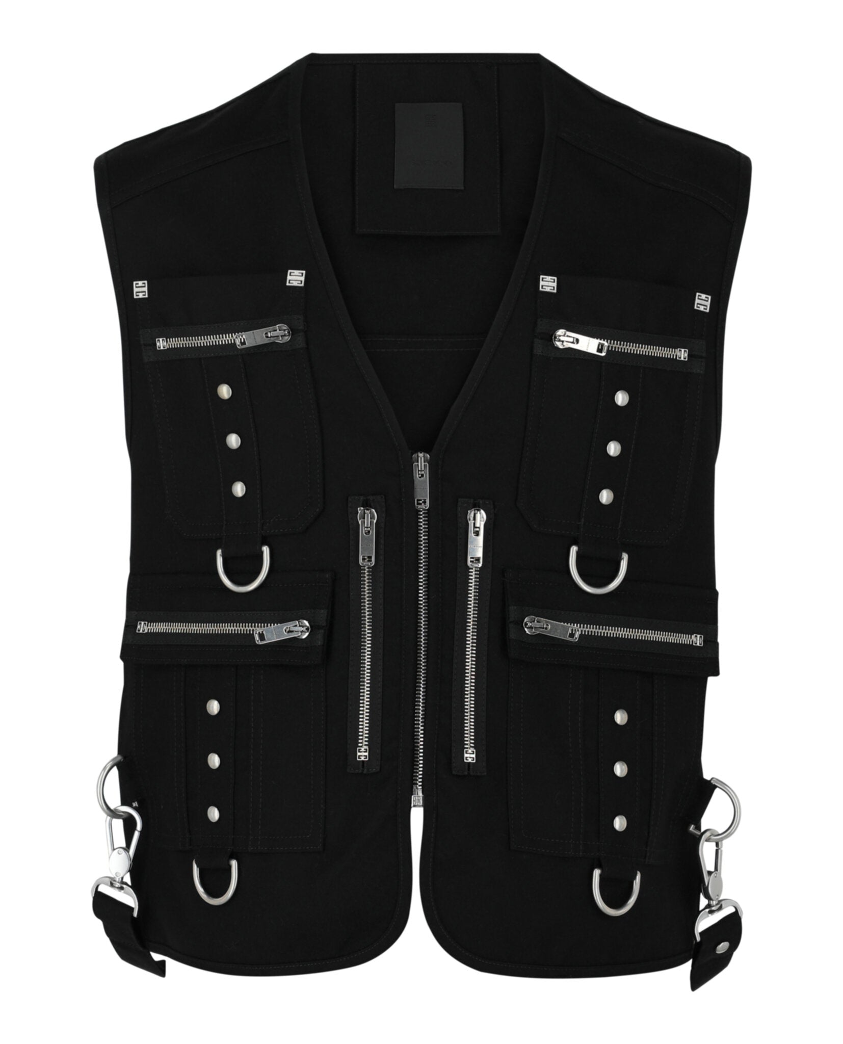 Givenchy Mens Multi-Pocket Wool Vest