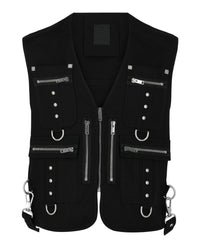 Givenchy Mens Multi-Pocket Wool Vest