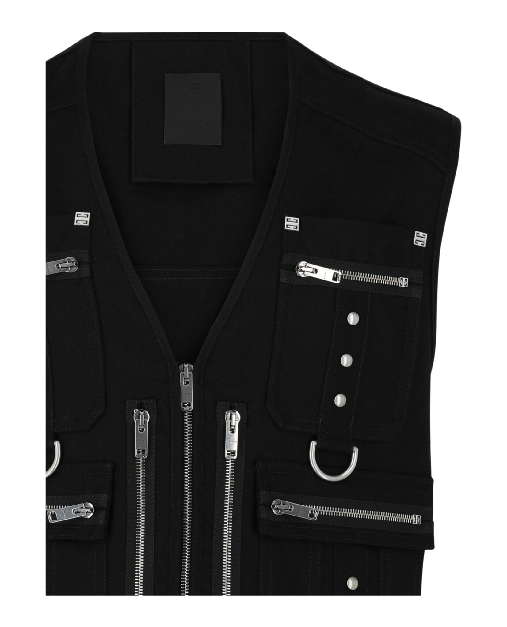 Givenchy Mens Multi-Pocket Wool Vest – Bluefly