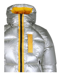 Givenchy Mens Laminated Hooded Zip-Up Puffer Jacket