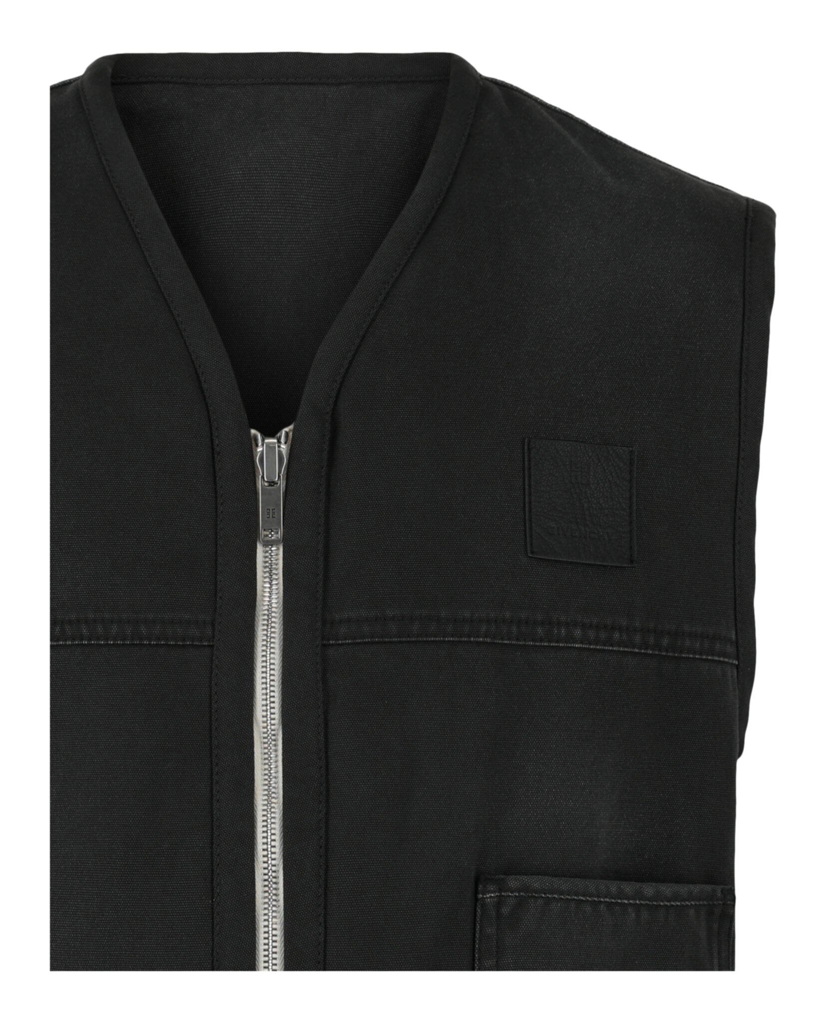 Givenchy Givenchy Mens Reversible Mixed Material Gilet