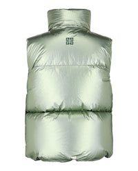 Givenchy Mens Metallic-Finish Down Puffer Vest