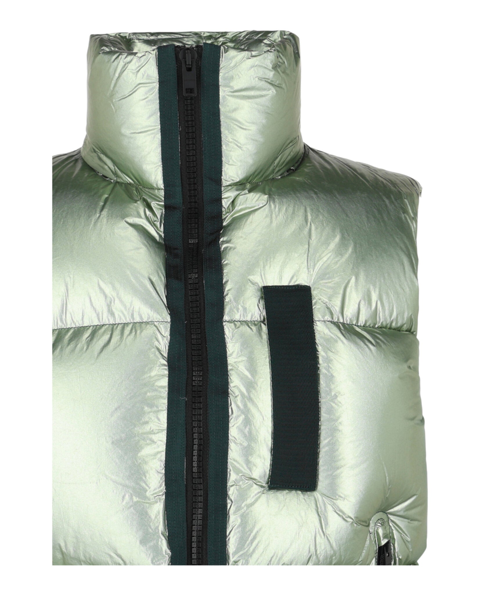 Givenchy Mens Metallic-Finish Down Puffer Vest