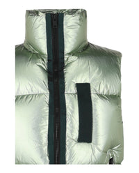 Givenchy Mens Metallic-Finish Down Puffer Vest