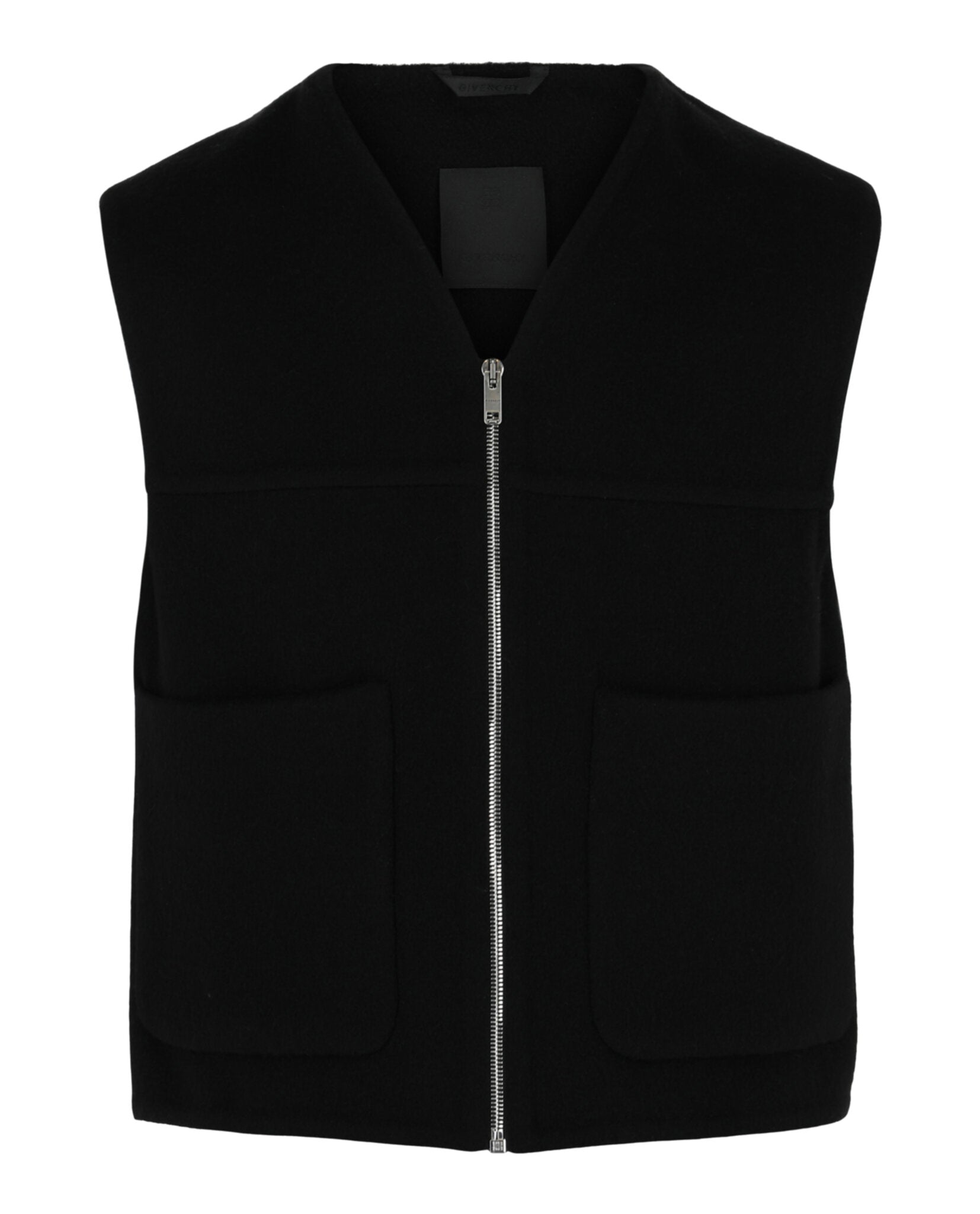 Givenchy Mens Wool-Cashmere Blend Vest