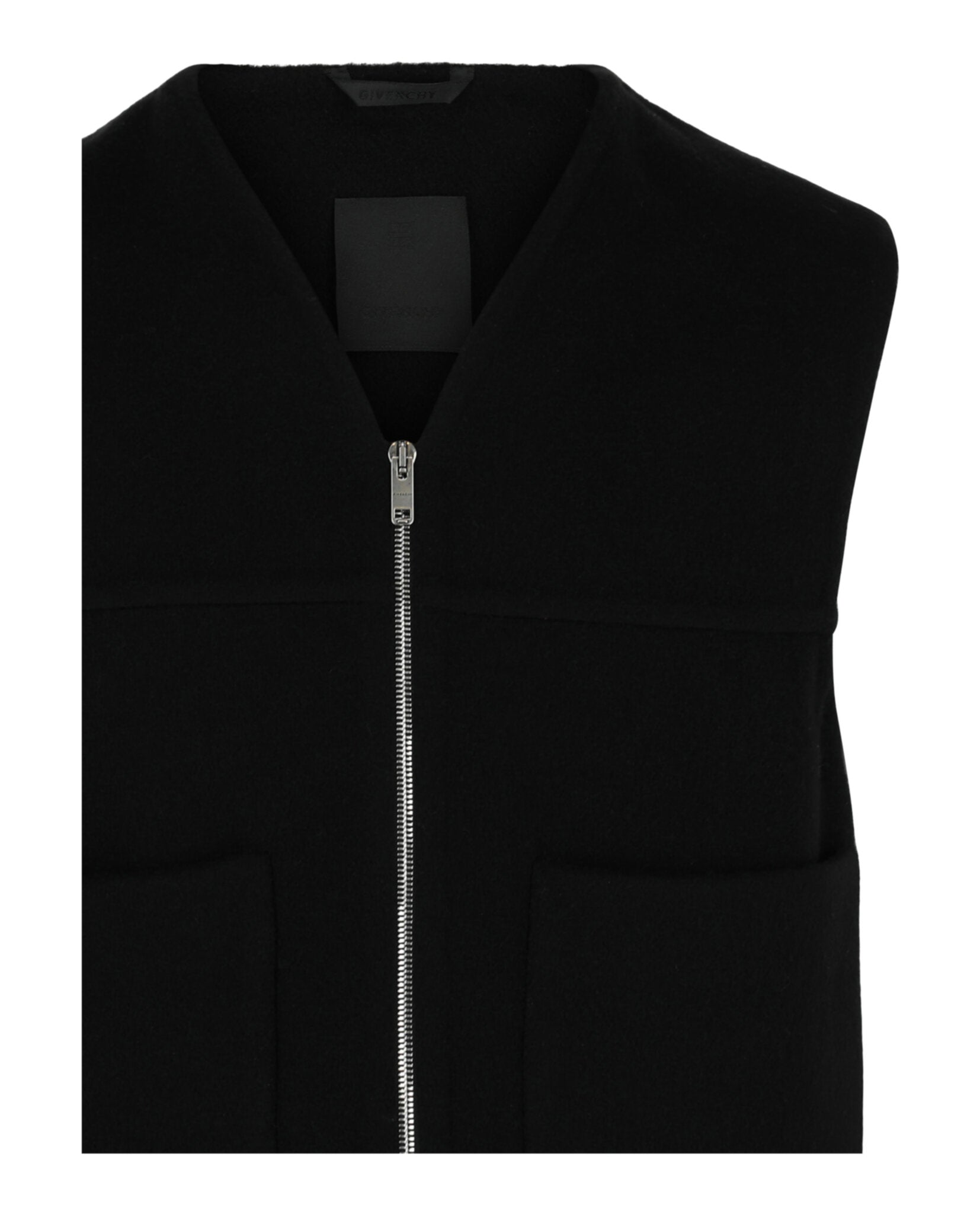 Givenchy Mens Wool-Cashmere Blend Vest
