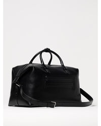 Dolce & Gabbana Leather Travel Duffel Bag Men Black