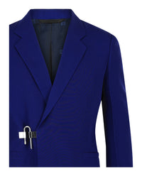 Givenchy Mens Slim Fit U-Lock Blazer In Wool