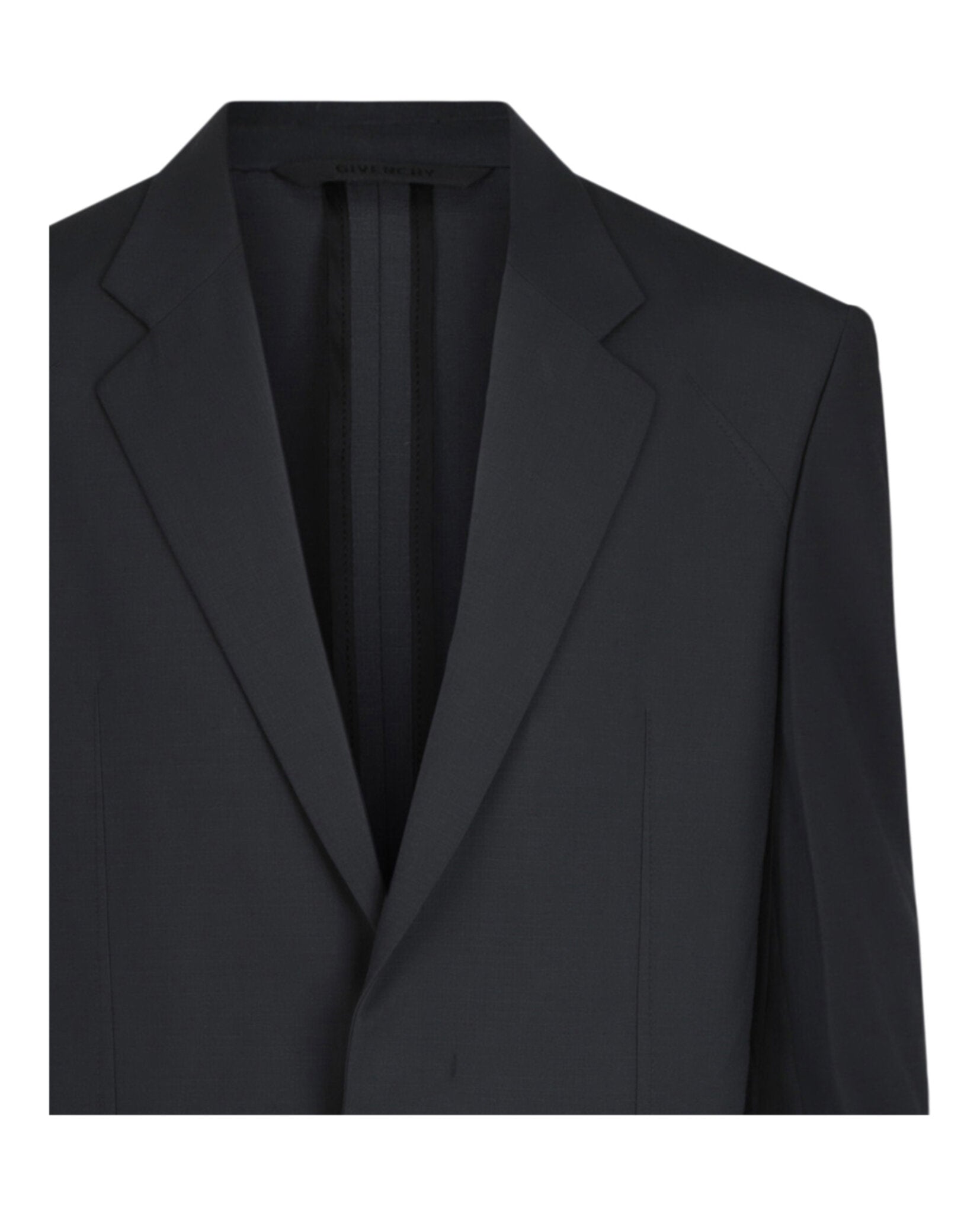 Givenchy Mens Boxy Fit Single-Button Blazer
