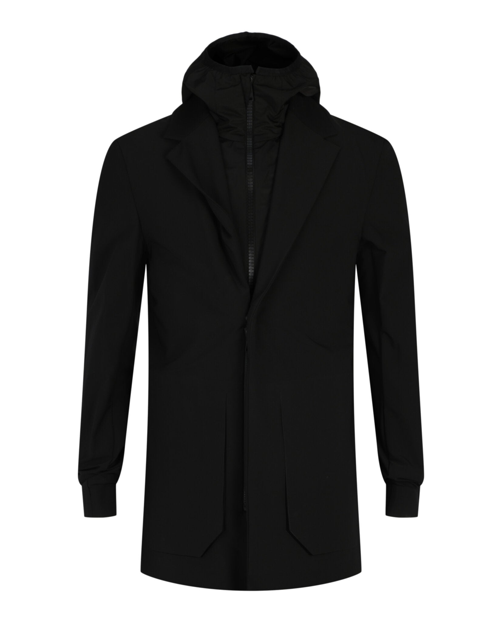Givenchy Mens Single-Breasted Layered Blazer