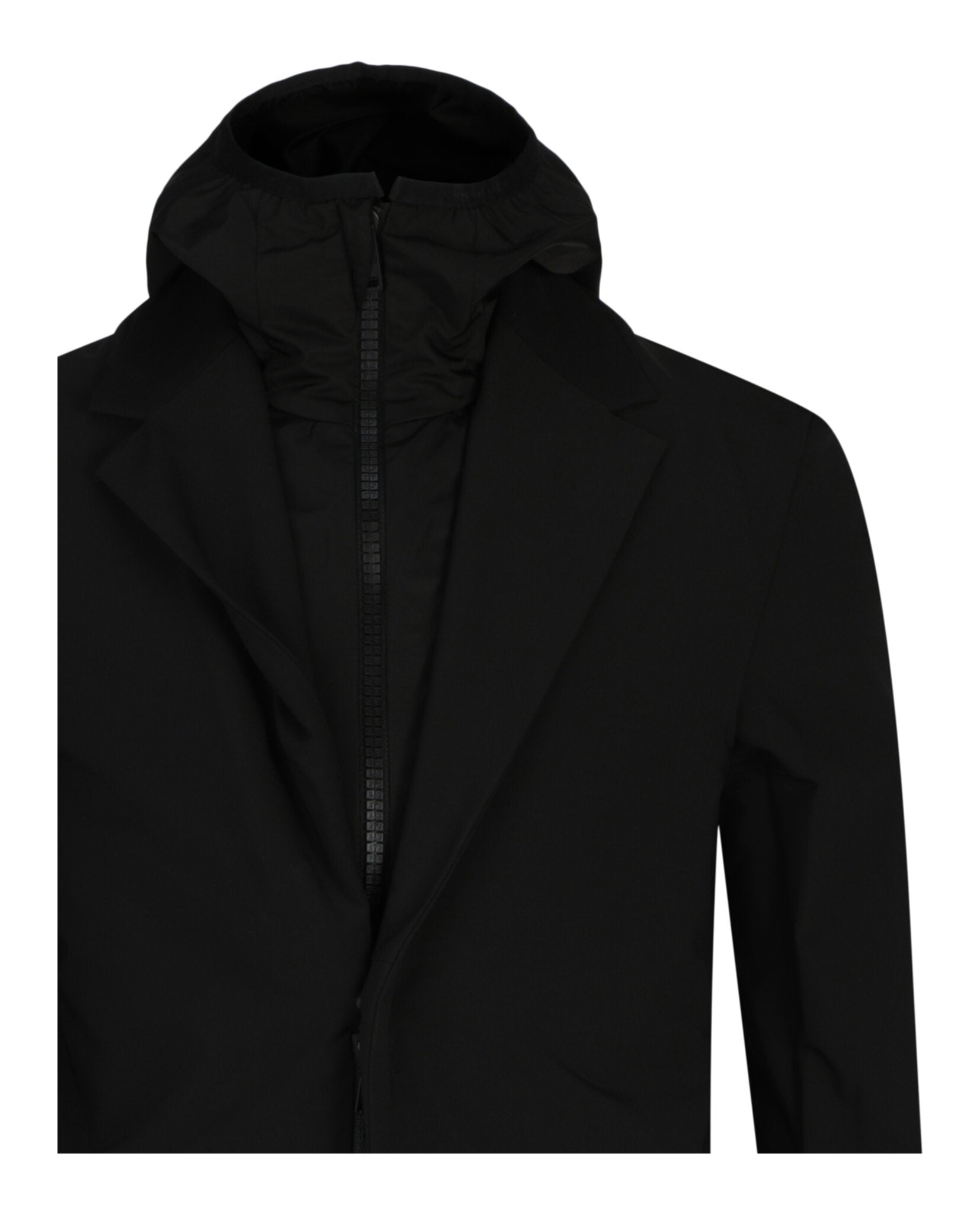 Givenchy Mens Single-Breasted Layered Blazer