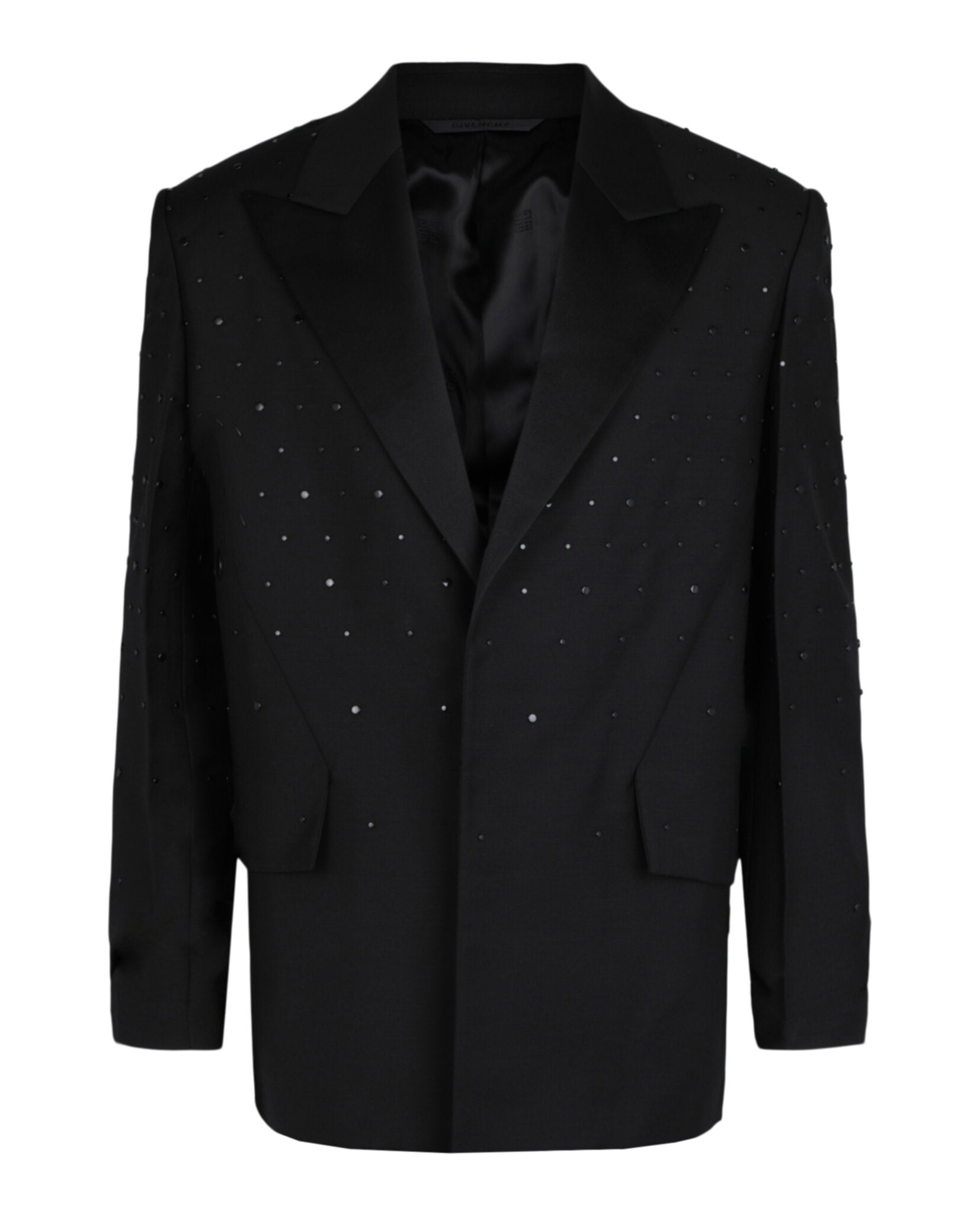 Givenchy Mens Studded Single-Breasted Blazer
