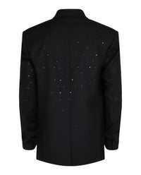 Givenchy Mens Studded Single-Breasted Blazer