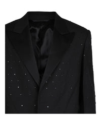 Givenchy Mens Studded Single-Breasted Blazer