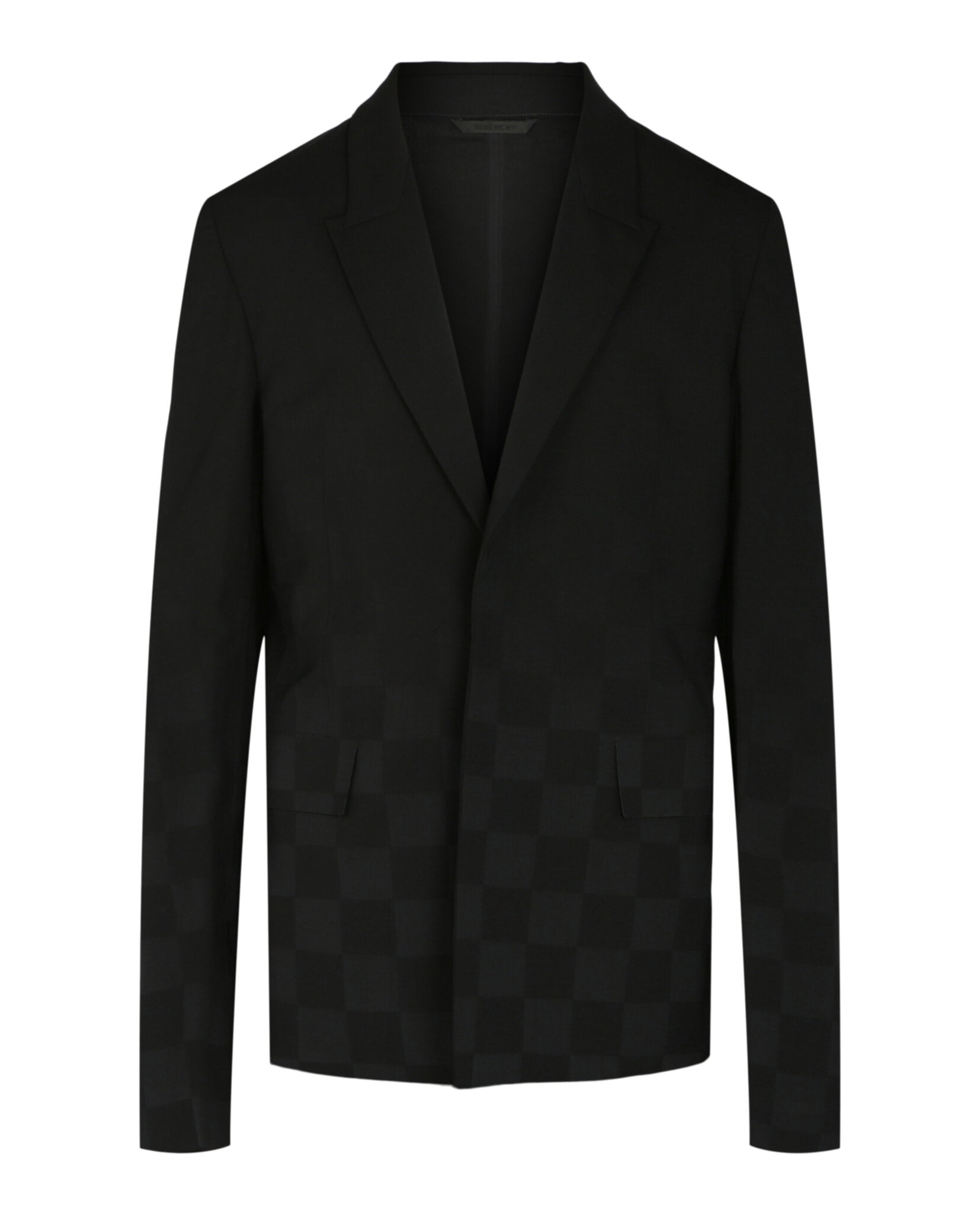 Givenchy Givenchy Mens Slim Fit Micro Windowpane Check Blazer