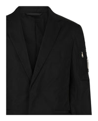 Givenchy Mens Zip-Pocket Blazer