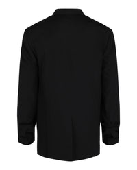 Givenchy Mens Oversized Wool Blazer With Satin Lapels