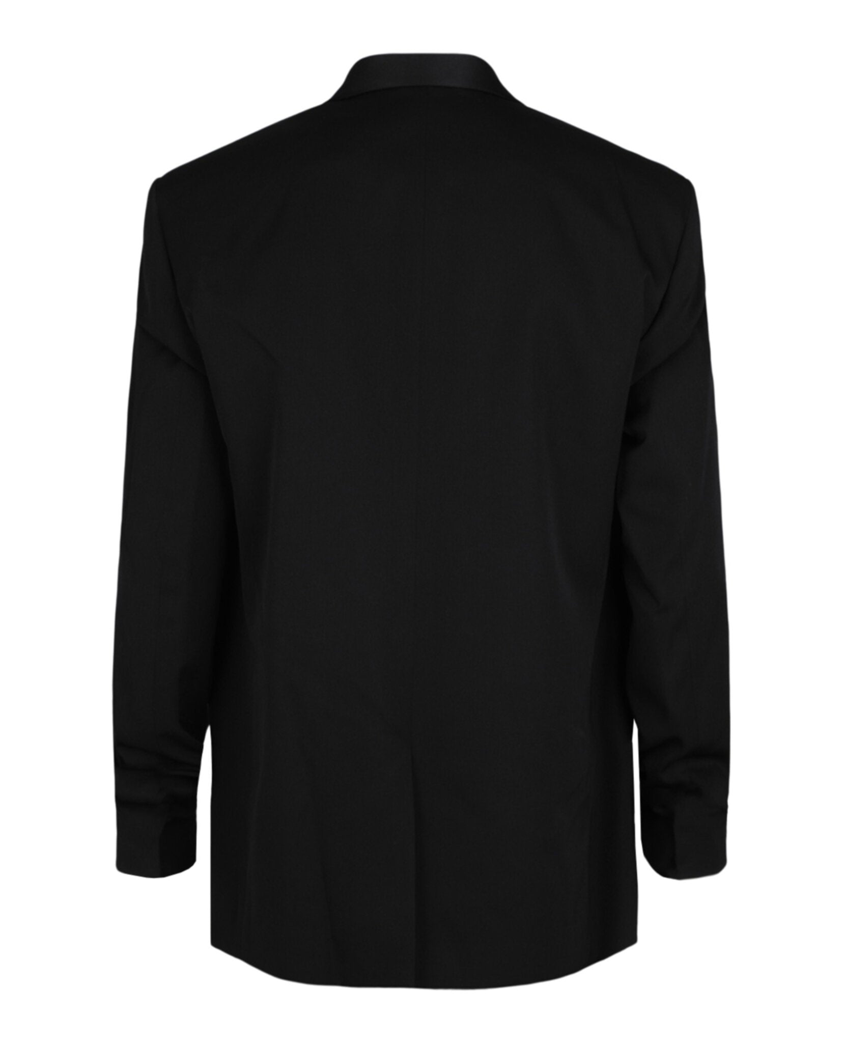 Givenchy Mens Jacket In Wool With Satin Shawl Lapel