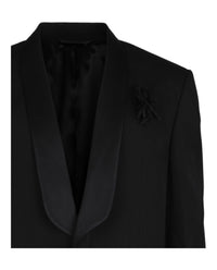 Givenchy Mens Jacket In Wool With Satin Shawl Lapel