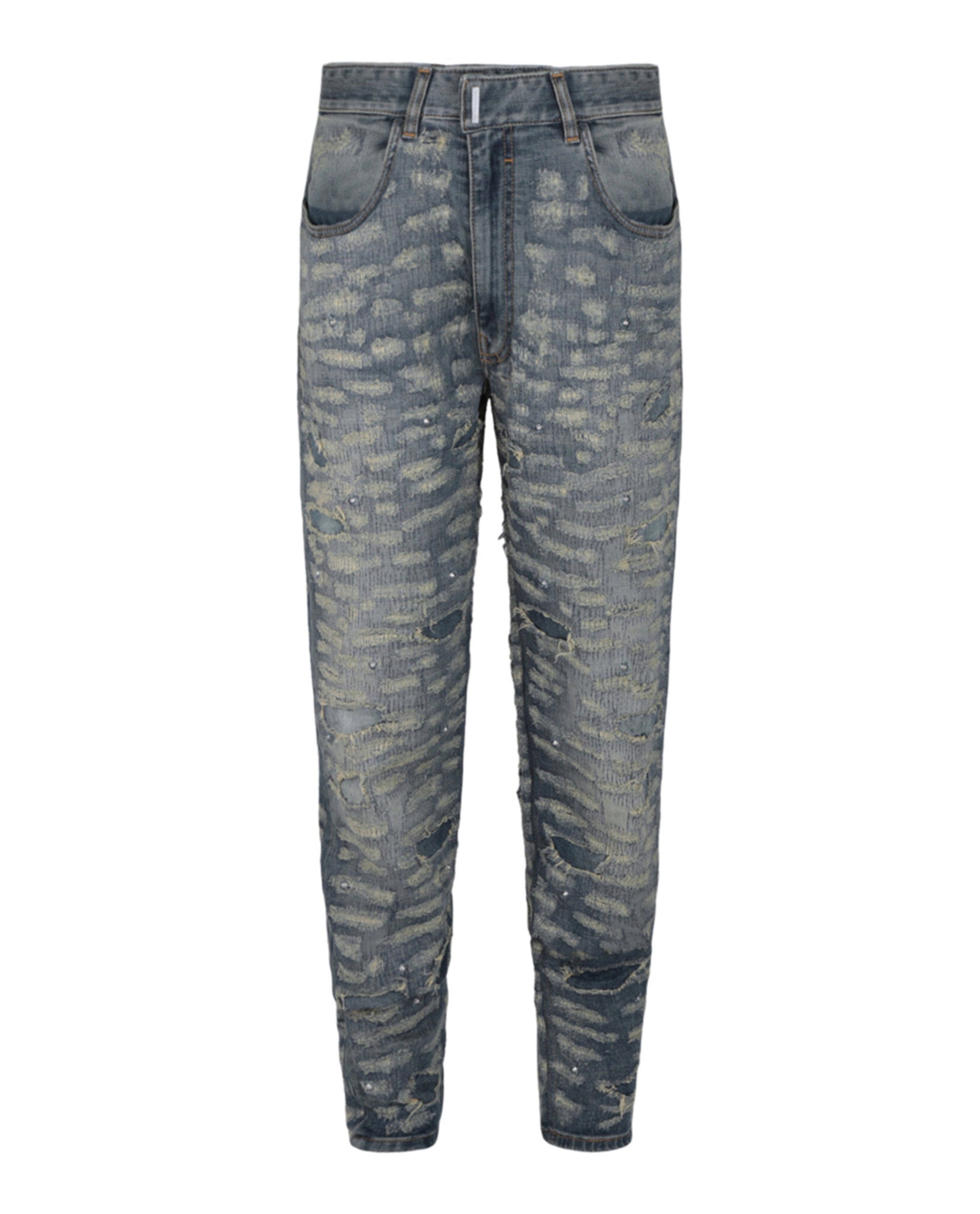 Givenchy Mens Destroyed Skinny Jeans