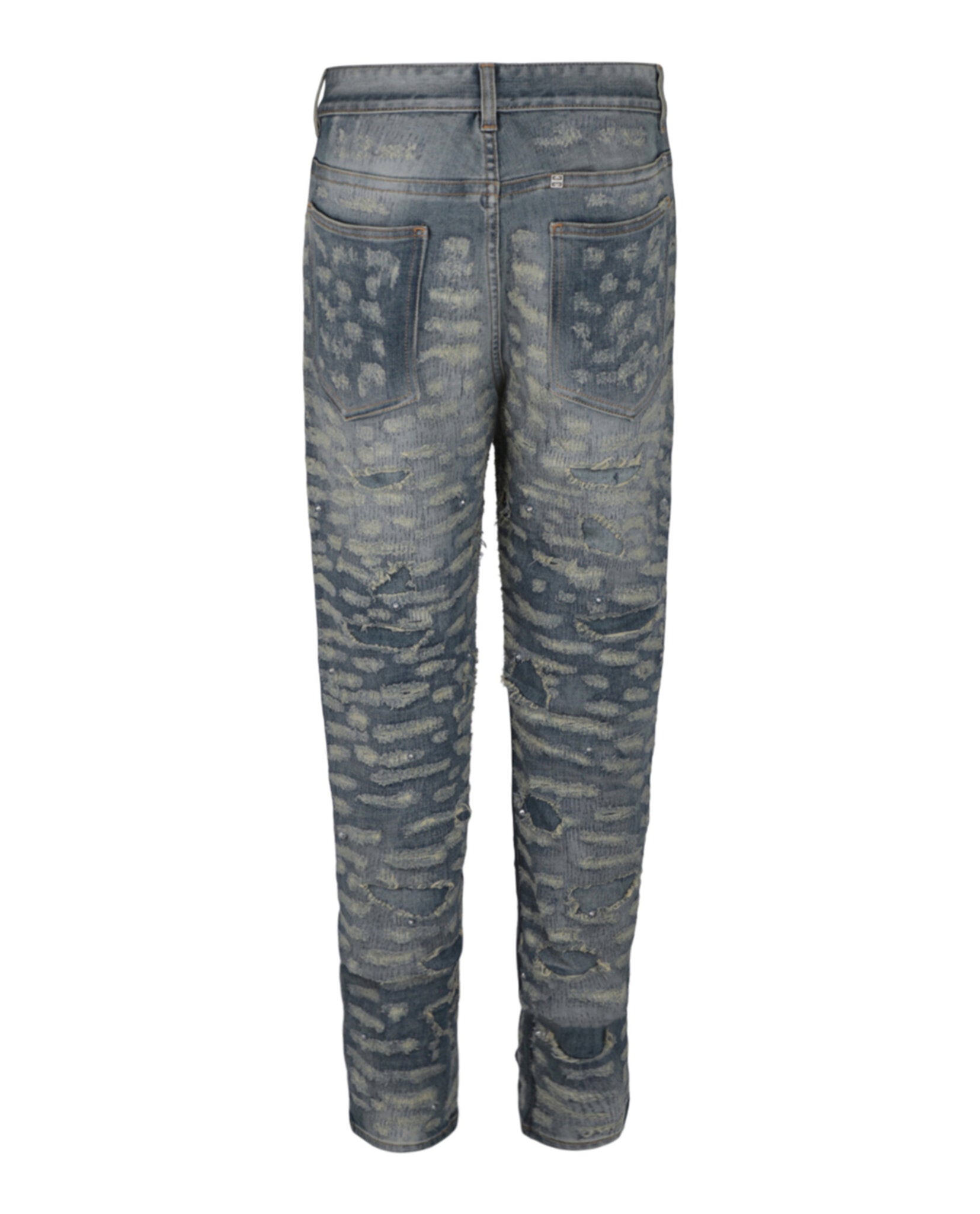 Givenchy Mens Destroyed Skinny Jeans