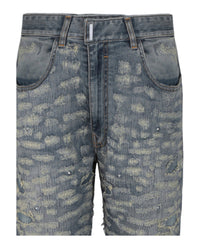 Givenchy Mens Destroyed Skinny Jeans