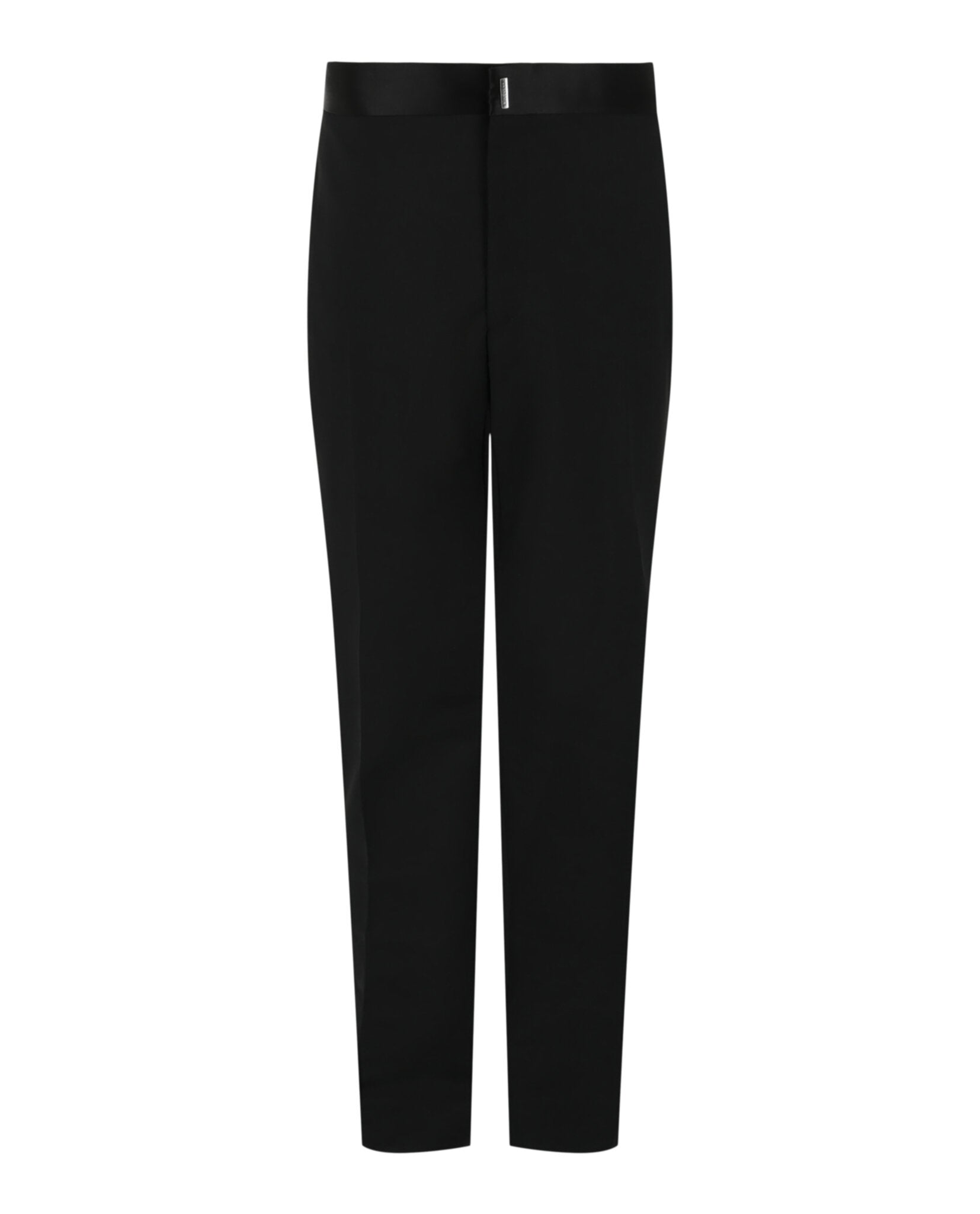 Givenchy Givenchy Mens Classic Fit Trousers With Satin Belt