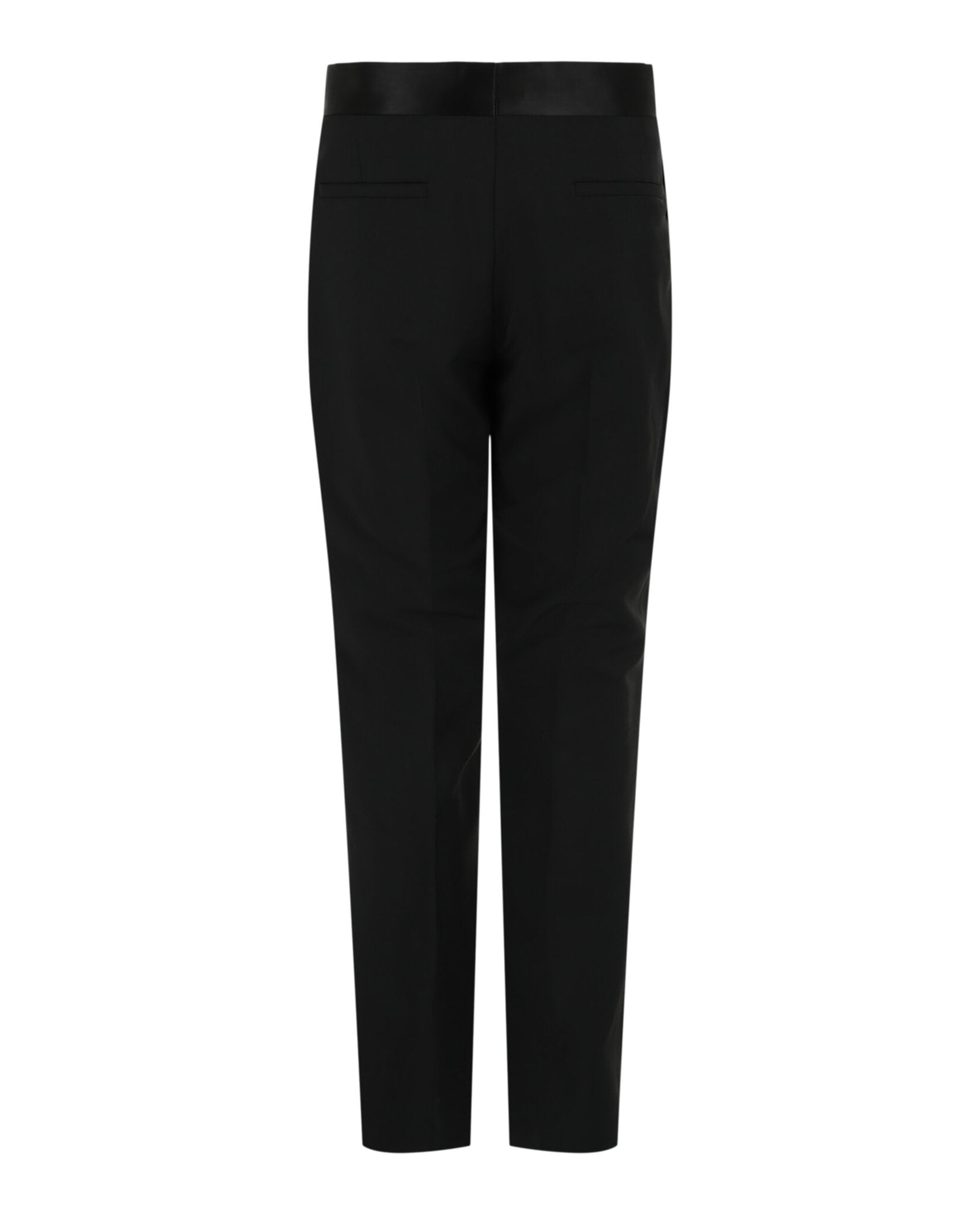 Givenchy Givenchy Mens Classic Fit Trousers With Satin Belt