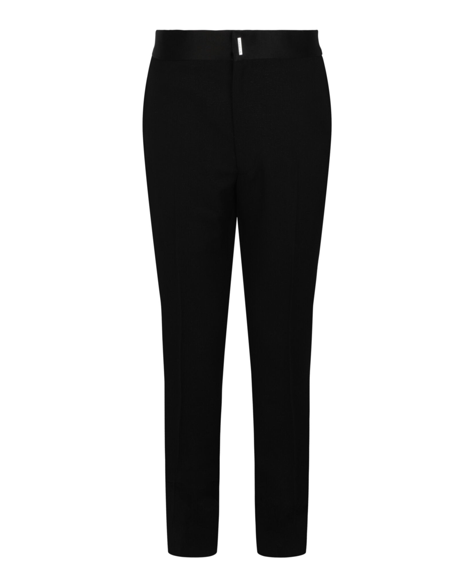 Givenchy Mens Classic Fit Satin-Trim Trousers