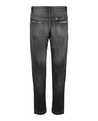Givenchy Mens Distressed Straight-Leg Jeans