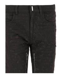Givenchy Mens Distressed Denim Jeans