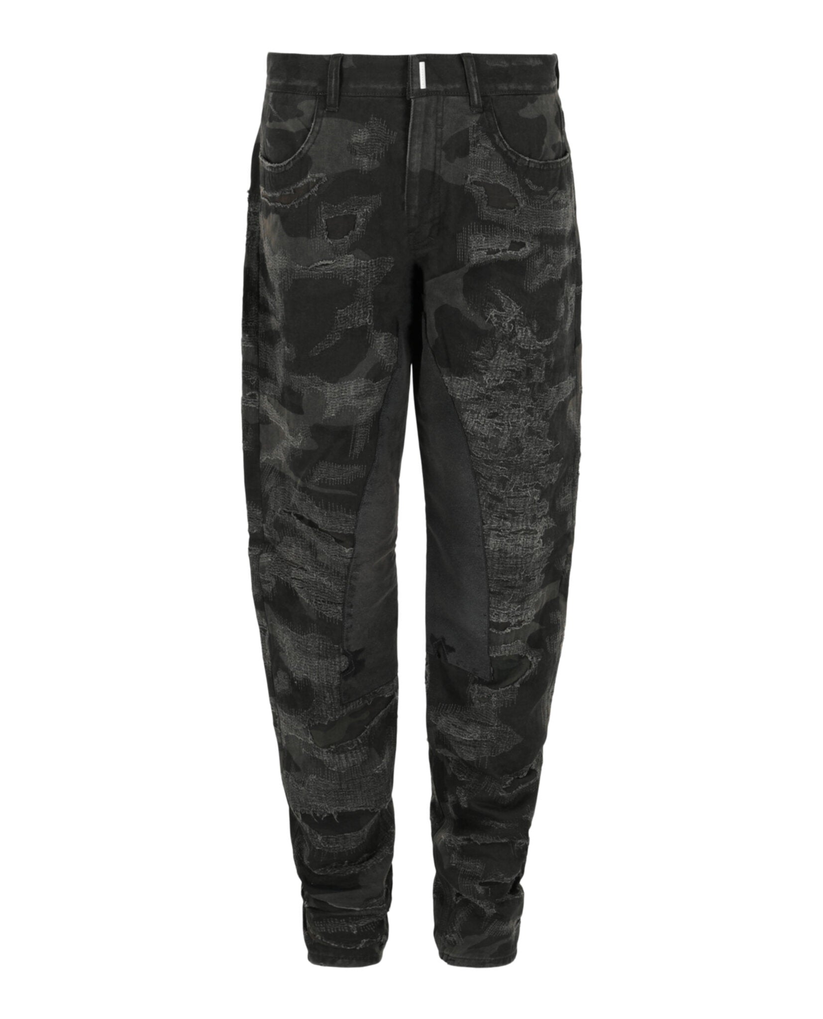 Givenchy Mens Slim-Fit Distressed Jeans