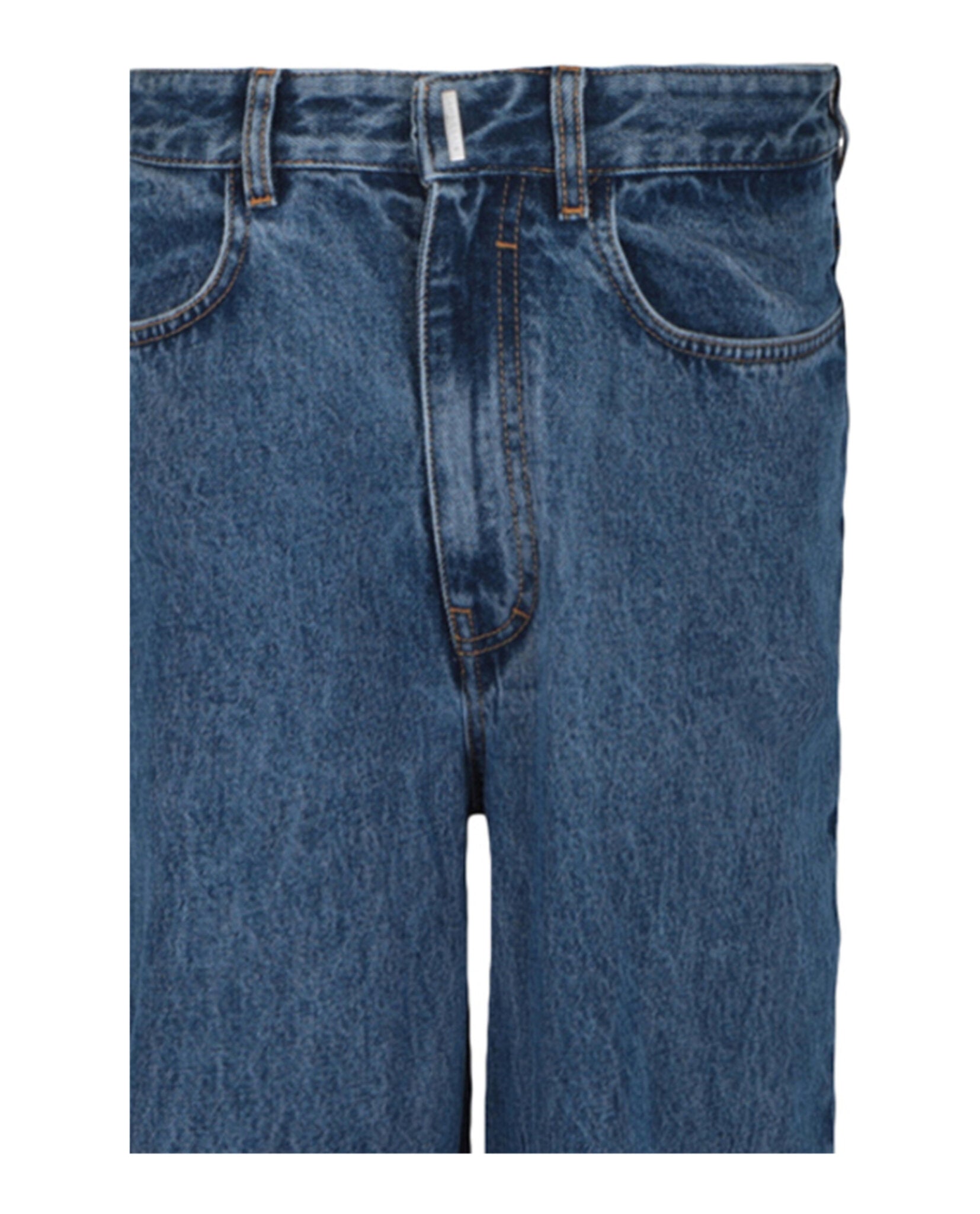 Givenchy Mens Low Crotch Wide-Leg Jeans