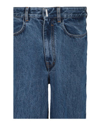 Givenchy Mens Low Crotch Wide-Leg Jeans