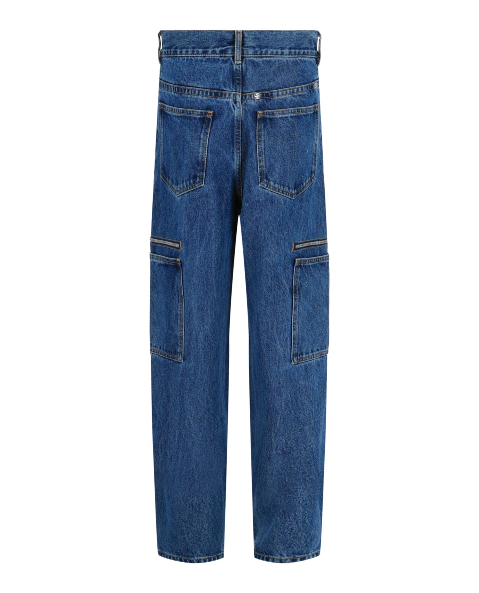 Givenchy Mens Loose-Fit Cargo Jeans