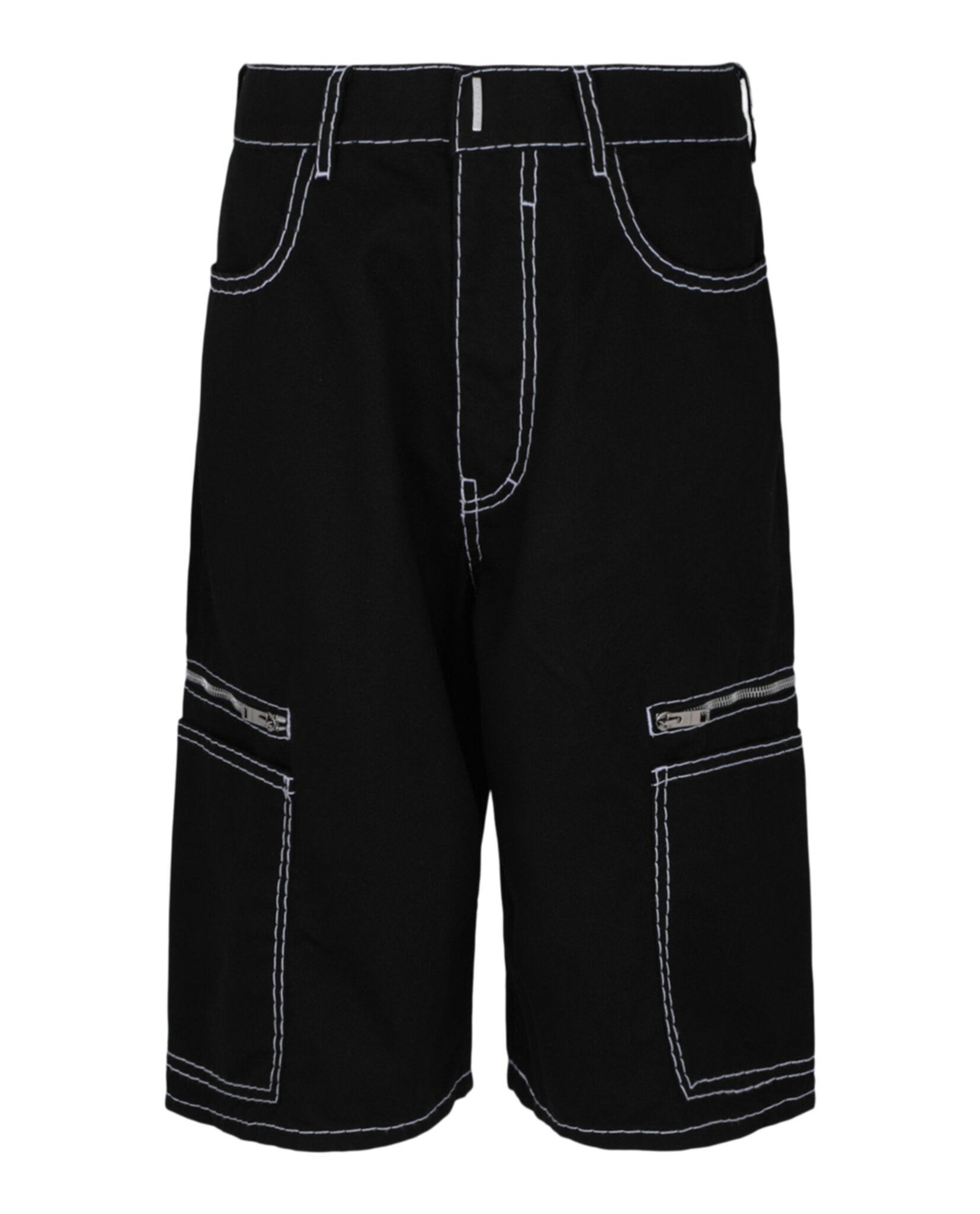 Givenchy Mens Contrast Stitch Bermuda Shorts