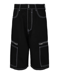 Givenchy Mens Contrast Stitch Bermuda Shorts