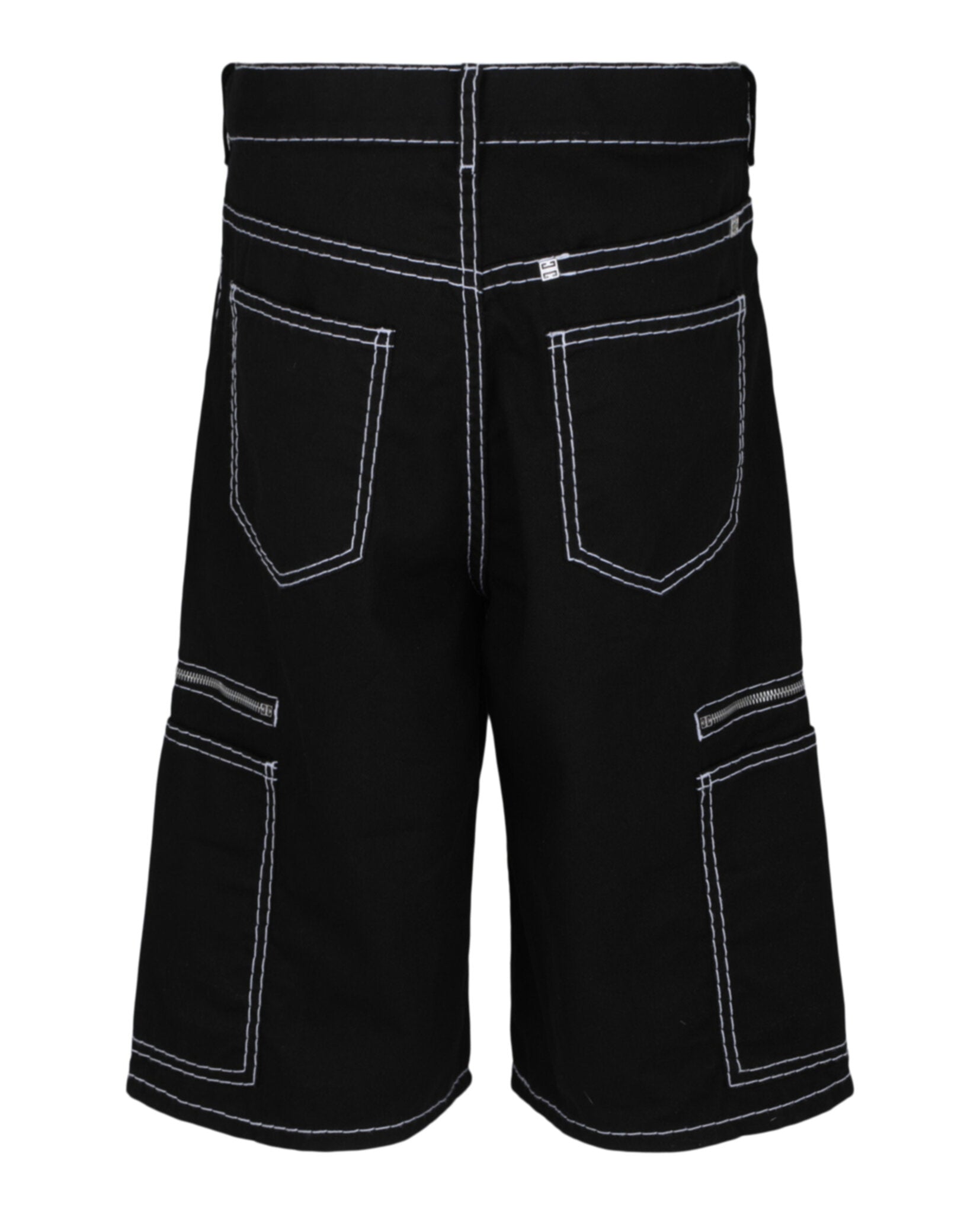Givenchy Mens Contrast Stitch Bermuda Shorts