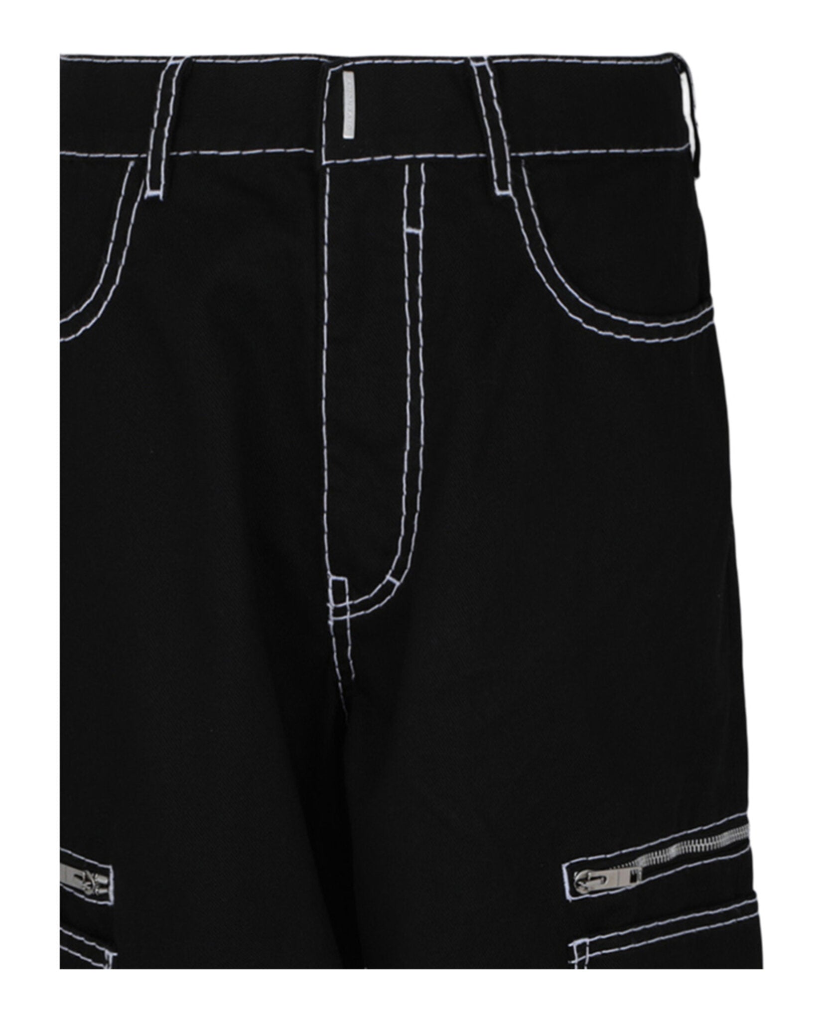 Givenchy Mens Contrast Stitch Bermuda Shorts