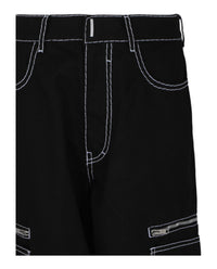 Givenchy Mens Contrast Stitch Bermuda Shorts