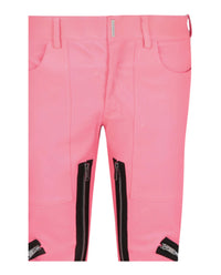 Givenchy Mens Exposed Zipper Skinny Leather Pants