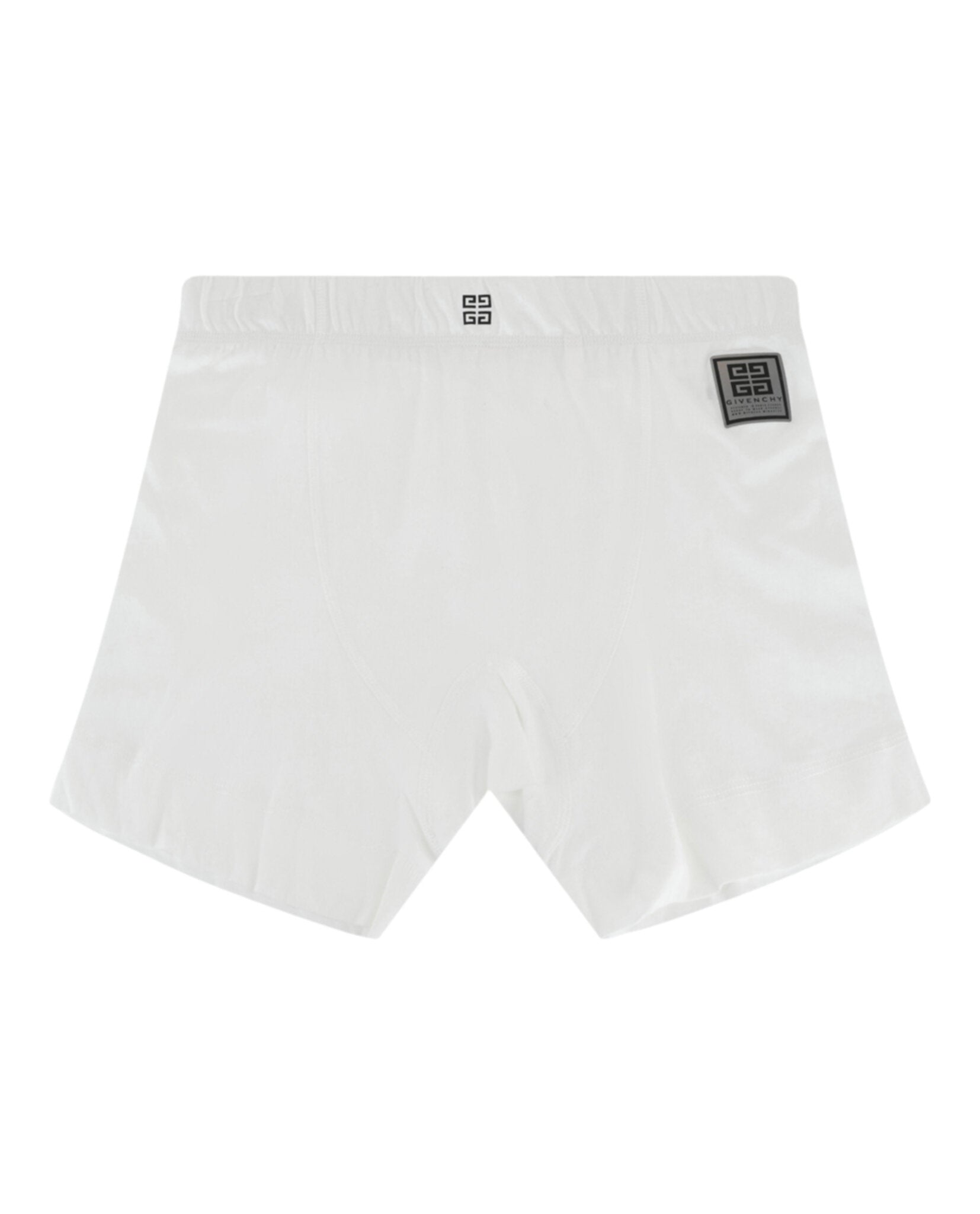 Givenchy Mens Logo Cotton Boxer Briefs White