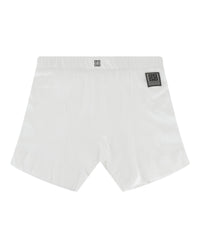 Givenchy Mens Logo Cotton Boxer Briefs White