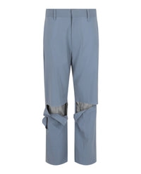 Givenchy Mens Destroyed Straight Fit Pants