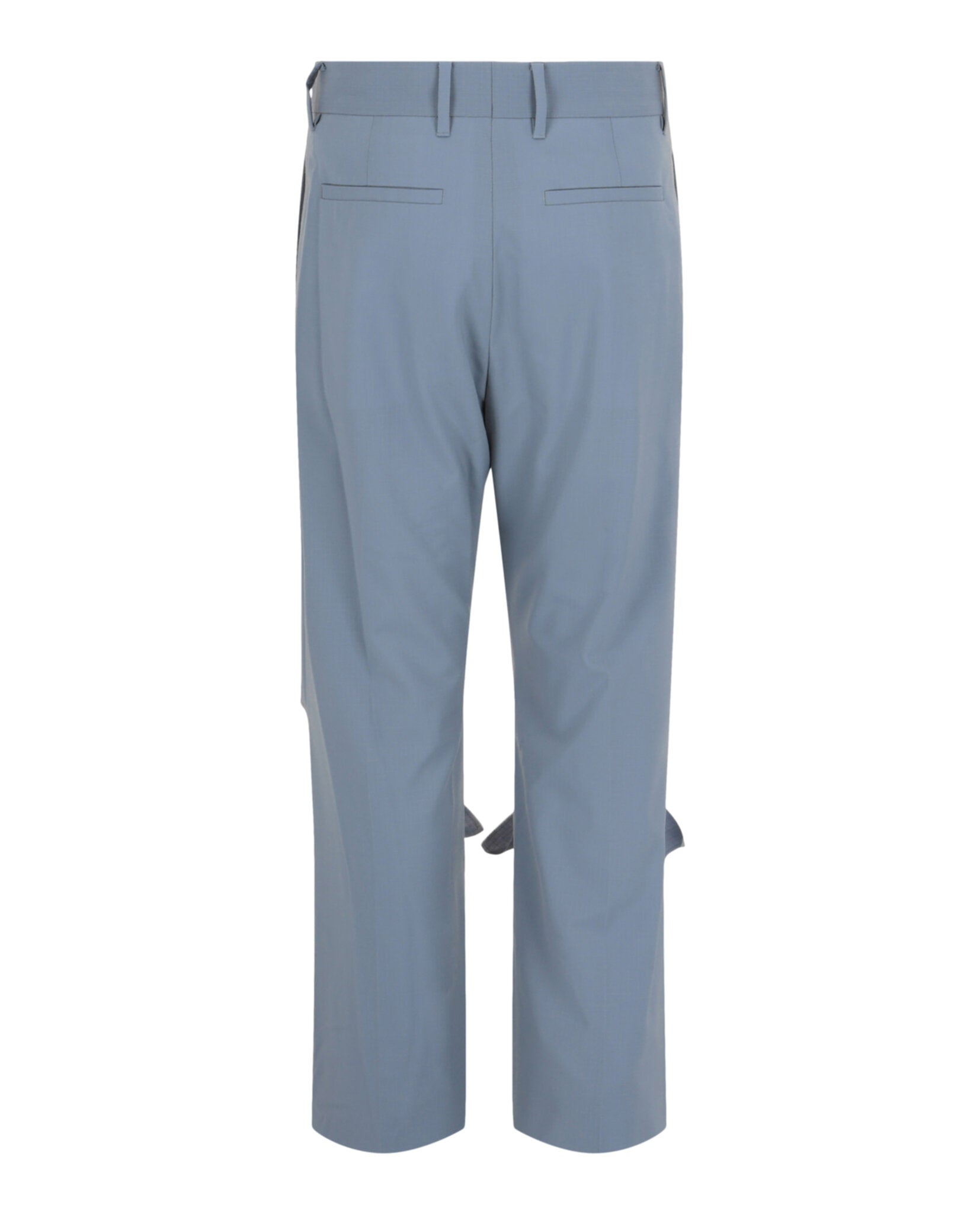 Givenchy Mens Destroyed Straight Fit Pants