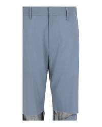 Givenchy Mens Destroyed Straight Fit Pants