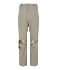 Givenchy Mens Destroyed Straight Fit Pants