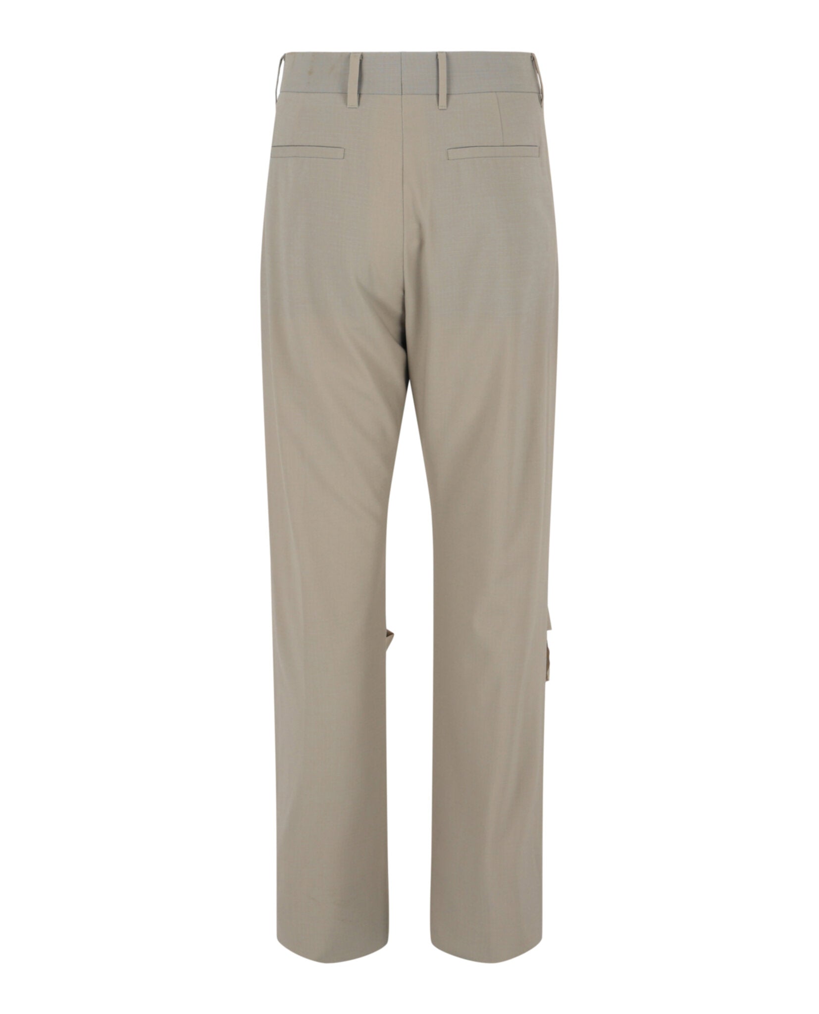 Givenchy Mens Destroyed Straight Fit Pants