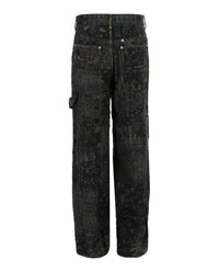 Givenchy Mens Destroyed Carpenter Denim Pants